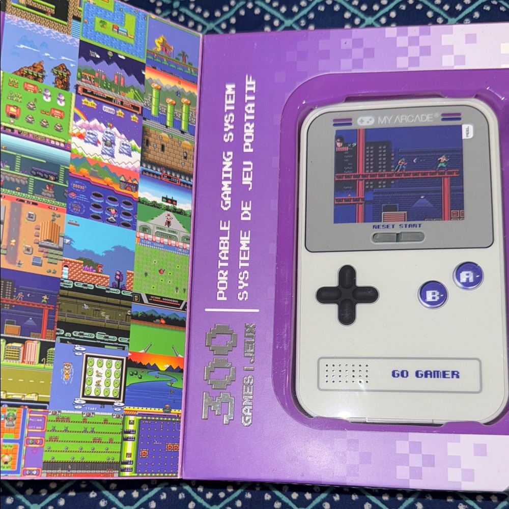 Arcade My Arcade Portable Gaming System - White and Purple